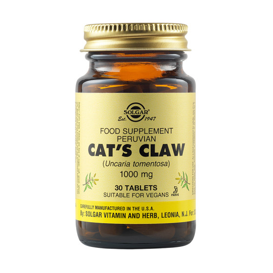Solgar Cat's Claw - 30 tablets